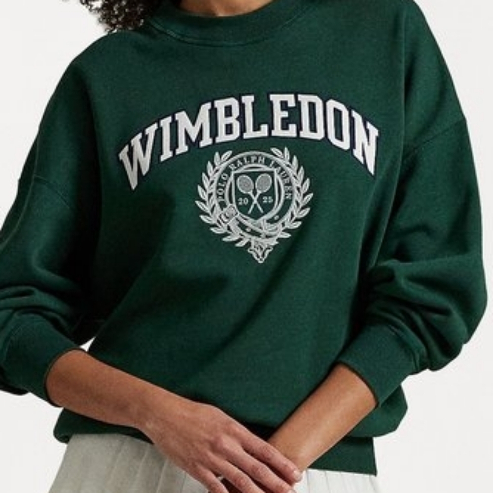 Wimbledon Crest Fleece Crewneck PRL - Picture 12 of 16